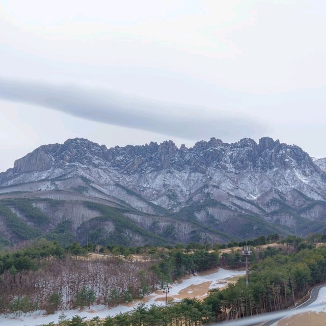 겨울바다를 느낄 수 있는 고성