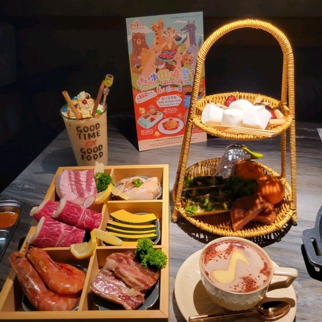 高質親子餐廳🐹🐰下午茶韓烤套餐