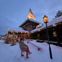 Aurora Lights and the Santa Claus Village