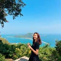 จุดชมวิวหาดเตยงาม วิวทะเลเห็นเกาะ สวยมาก #ชลบุรี