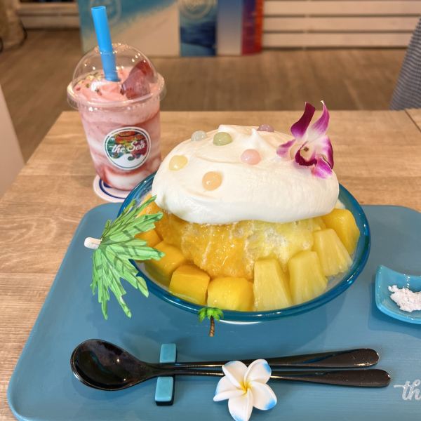 海塩エスプーマのマンゴー＆パインかき氷🍧 | Trip.com 国際通り
