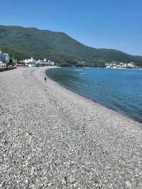 몽돌이라 놀기좋은 거제 학동해수욕장🏖