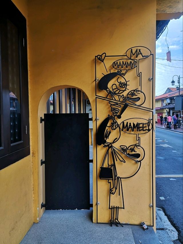 Colourful Street Art Along Melaka River