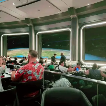 Finally, you can dine in space - Collect stamps from 6 Disney parks around the world.