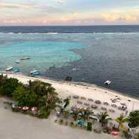 Sky painted with vibrant colour in Maafushi