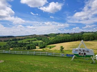 【羊と雲の丘 展望台:北海道士別市】見渡す限り草原の絶景展望台✨