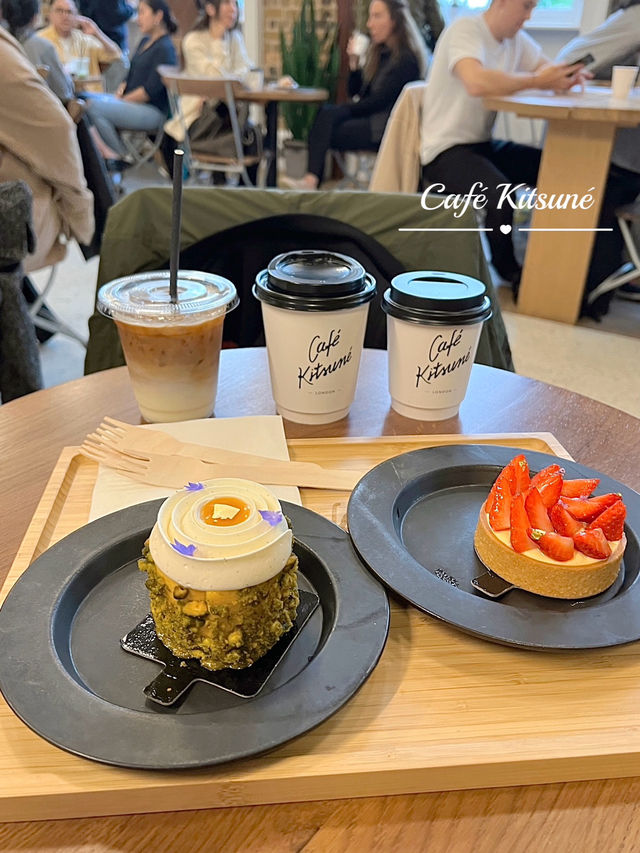 倫敦Harrods日式木系咖啡店-Café Kitsuné