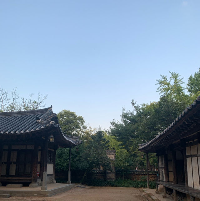 옛날 풍경을 보기 좋던 민속촌