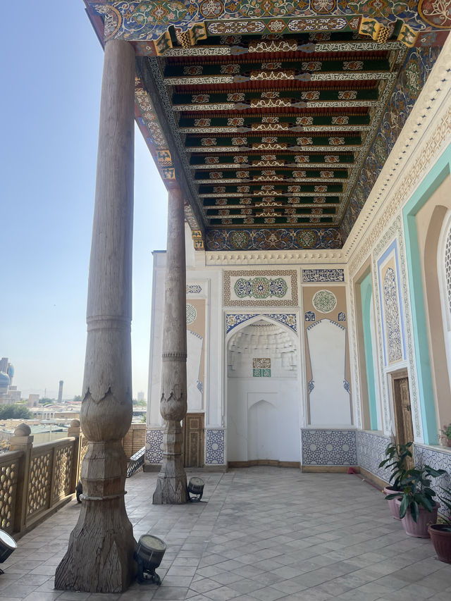 現任烏茲別克總統都參觀撒馬爾罕的清真寺🇺🇿🕌☪️