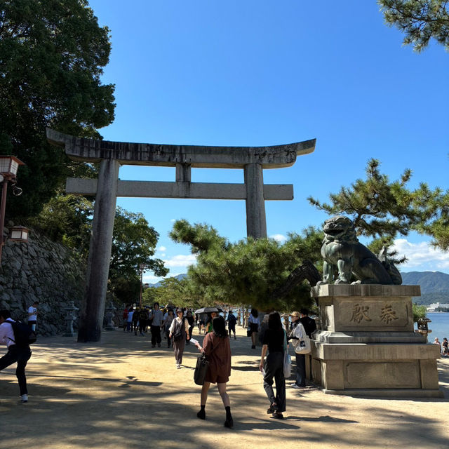 【広島】世界遺産・日本三景の宮島⛩️