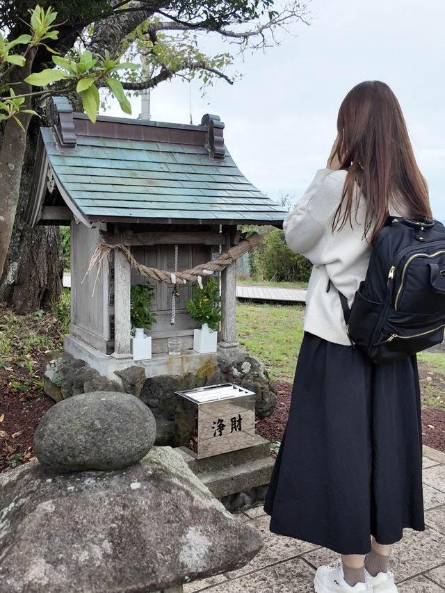 絶景、小室山山頂にある神社⛩️