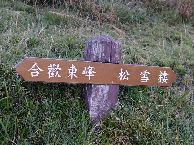 台灣南投｜入門級百岳—合歡東峰⛰️