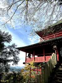 【栃木×佐野】釘を使わない建築  朱塗りの舞台からの眺めが素晴らしい