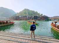 Morning Serenity in Fenghuang Ancient Town: Misty River Magic at Dawn