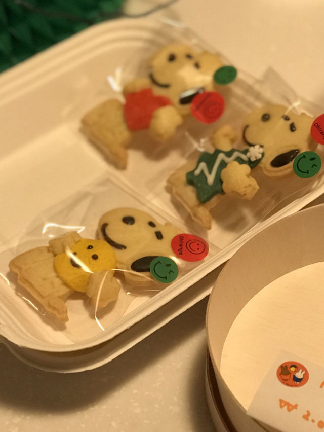 スヌーピーのクリスマスクッキー🎄