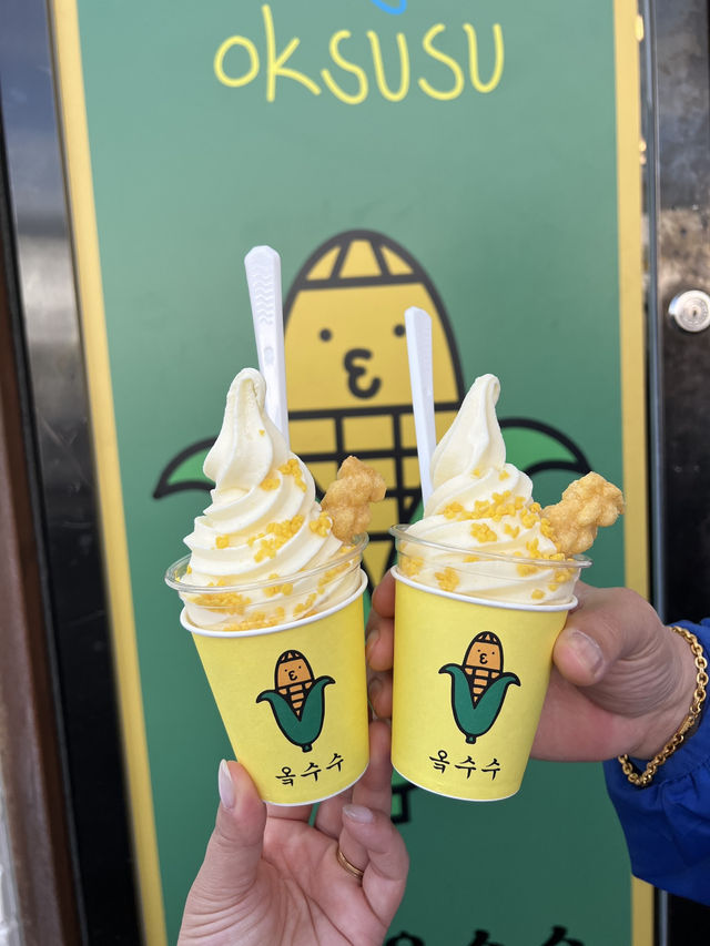 【韓国旅行】慶州／並んでも食べたい🌽とうもろこしアイス