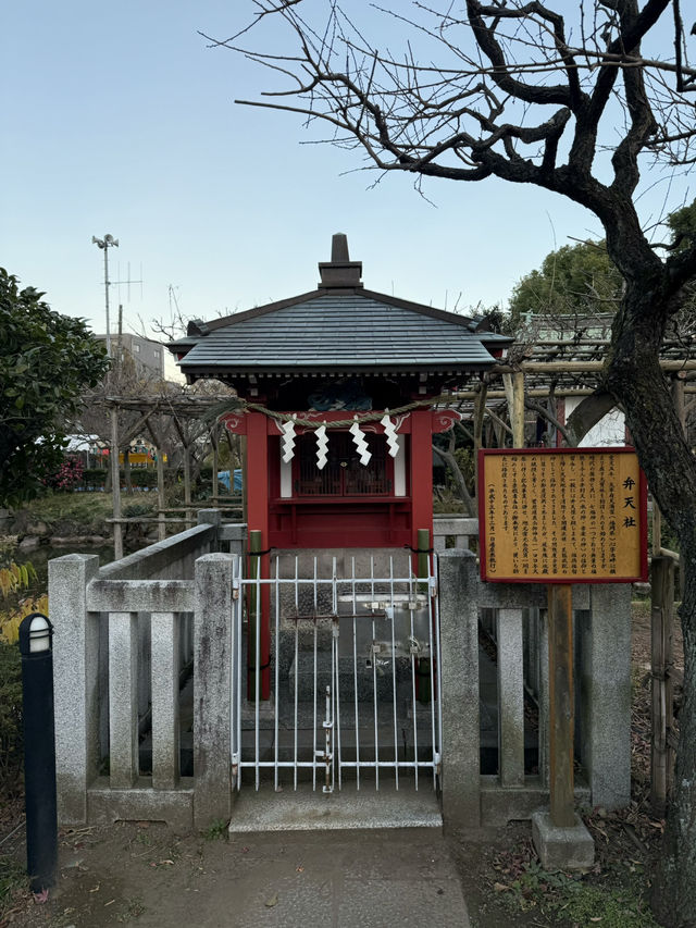 静かな境内で季節の移ろいを感じる『亀戸天神』