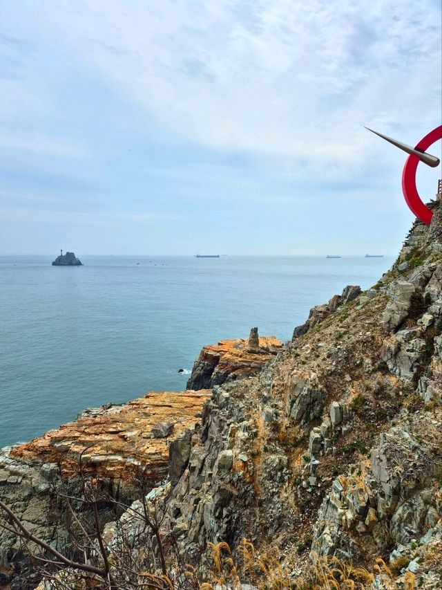 부산 바다와 절벽 : 태종대(영도등대)🇰🇷