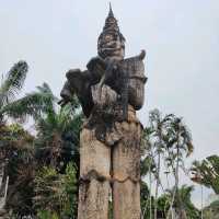 Immersing in Spirituality at Buddha Park, Vientiane