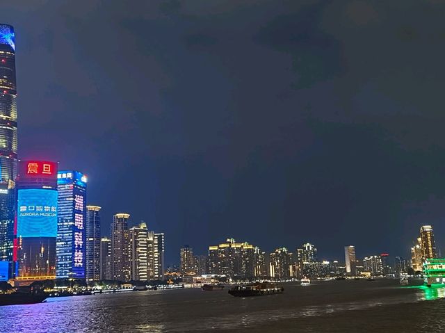 美麗的上海外灘夜景