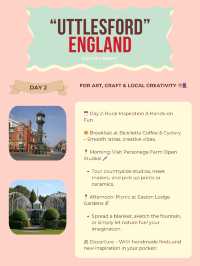 Uttlesford itinerary 🌸✈️