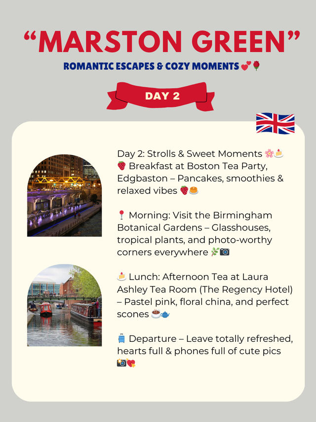 Marston Green 2-Days itinerary 