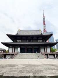 【東京都芝公園🇯🇵増上寺】徳川家の菩提寺/日本有数の寺院☺️