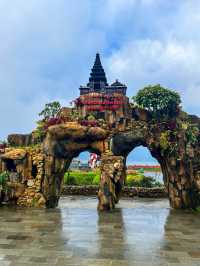 美しい景色のヒンズー教寺院