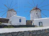Mamma Mia White & Blue Greek Island