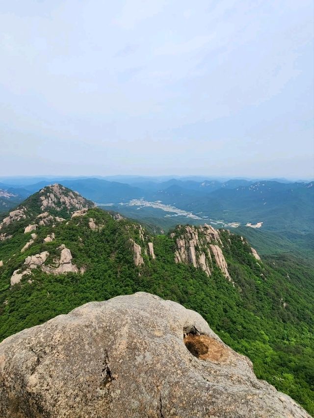 Stairs, Sweat & Stunning Views at Munjangdae Peak