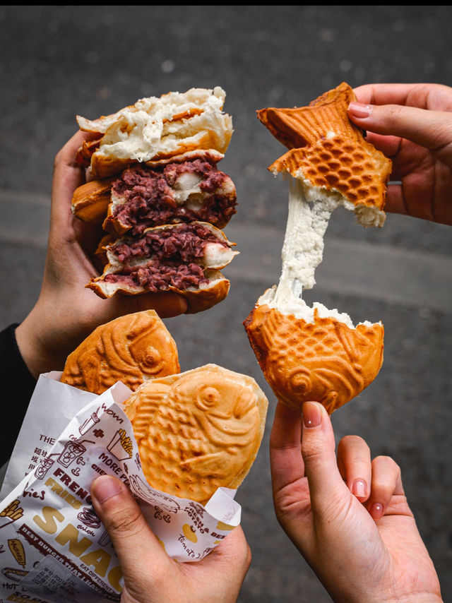 🐟✨ New Taiyaki Spot Just Opened Near Beijing Road, Guangzhou! And the Fillings Are Wild!