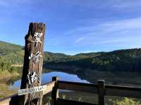 翠峰湖。臺灣山毛櫸步道