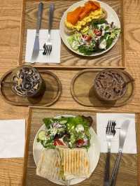 The café is known for its handcrafted coffee and inventive brunch offering