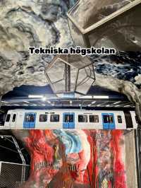 The fusion of art and metro. only in Stockholm