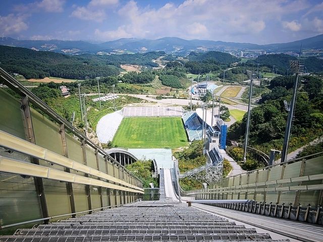 한마리의새가되어 평창스키전망대
