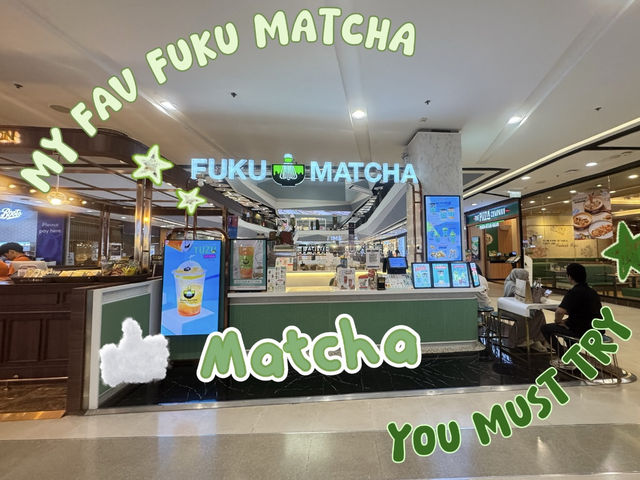 Fuku matcha at central hatyai