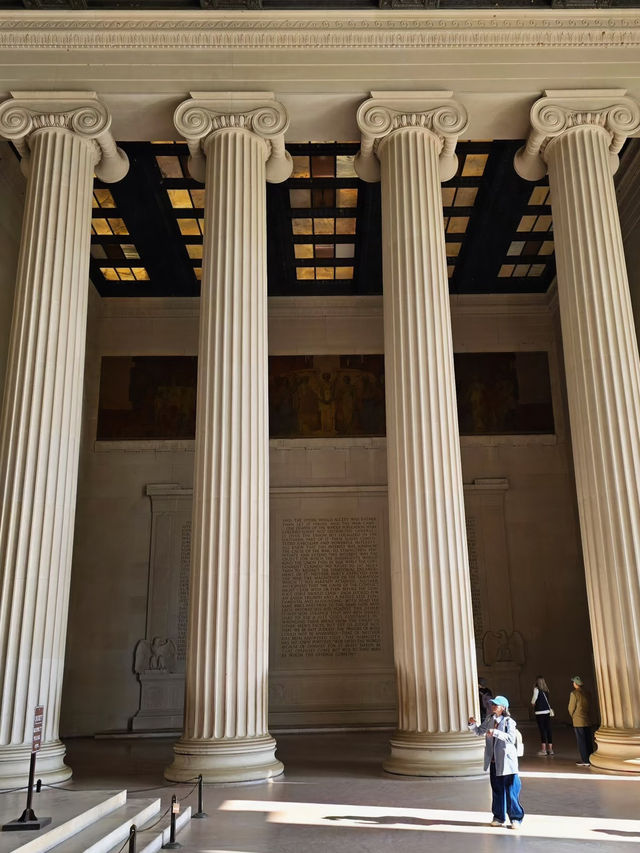 Standing in History at the Lincoln Memorial 🇺🇸✨