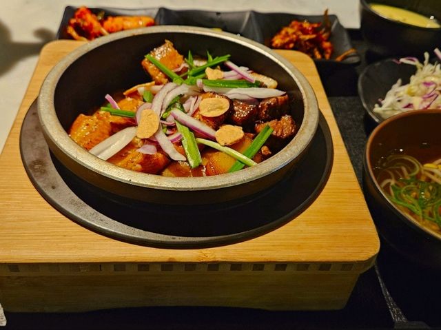 I had this nice rice set at Seolleung