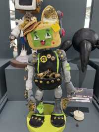 Rust & Retro: Handcrafted Clay Robot Exhibition by Young Creators