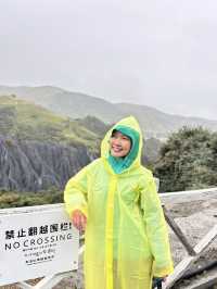 อุทยานป่าหินดำในวันฝนตก