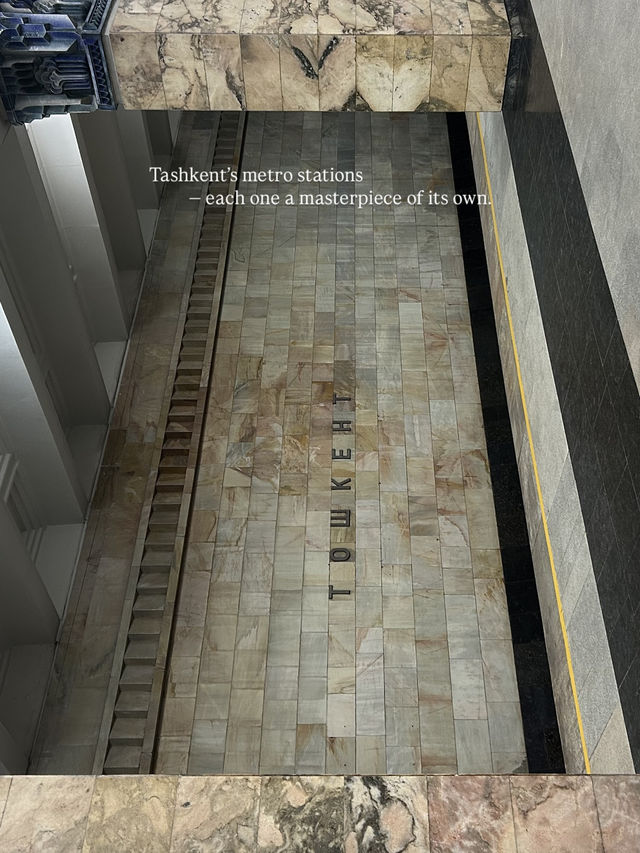 🇺🇿【Tashkent Metro】地下に広がる美術館