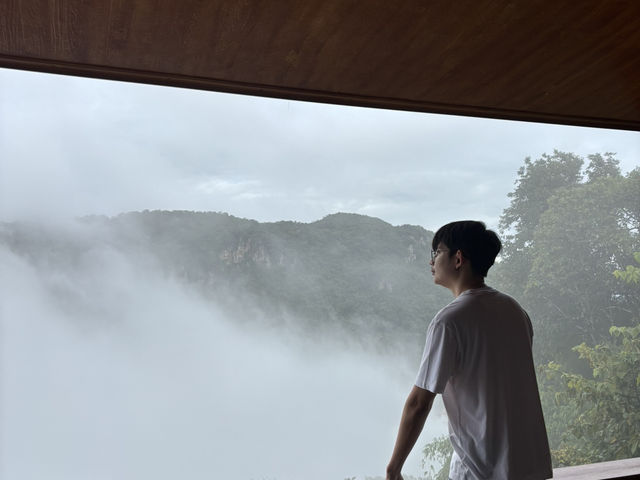ส่งท้ายฤดูฝนด้วยหมอกขาวที่ “ผาฮี้” เชียงราย 🌧️🍃