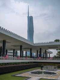 Everything felt calm and peaceful, The architecture reflects the timeless beauty of Islamic mosques, with a unique modern twist.