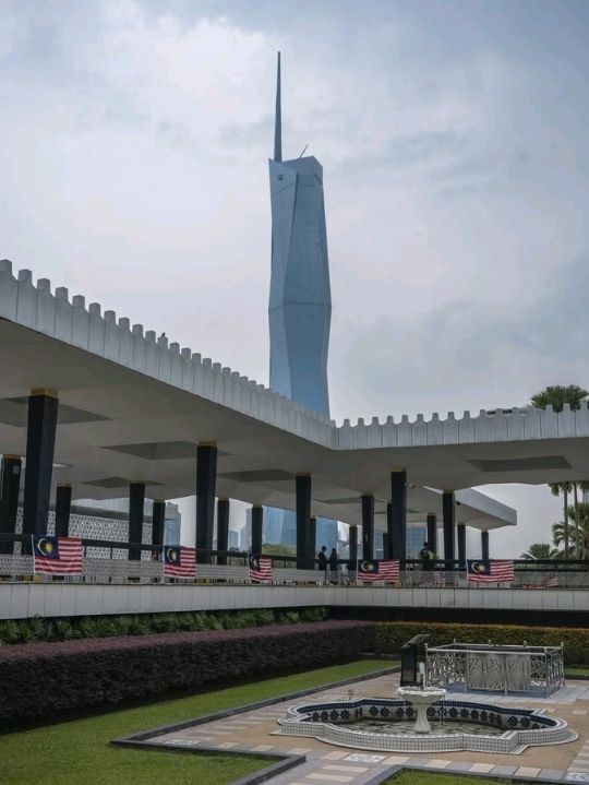 Everything felt calm and peaceful, The architecture reflects the timeless beauty of Islamic mosques, with a unique modern twist.