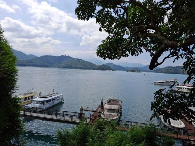 The Great Shuishe Pier in Sun Moon Lake area, Nantou County, Taiwan
