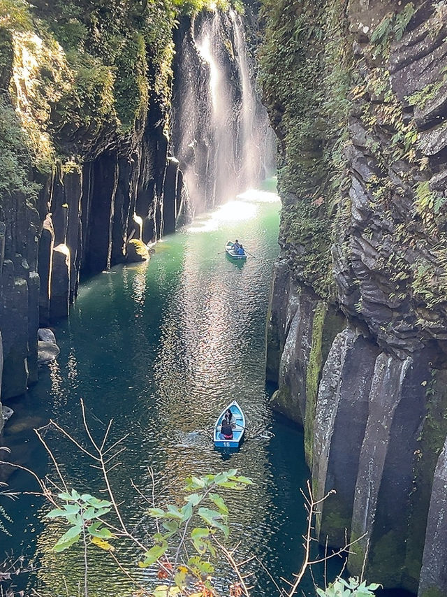 秋天的高千穗峽好美