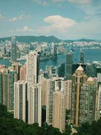 🌄🚋 Riding to the Clouds on The Peak Tram, Hong Kong 🌆✨ 