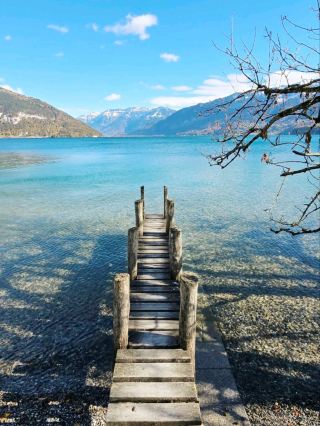 雪を頂いたスイスアルプス
