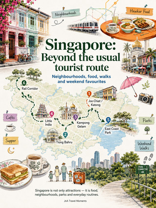 🇸🇬 Singapore: Beyond the usual tourist route - Neighbourhoods, food, walks and weekend favourites