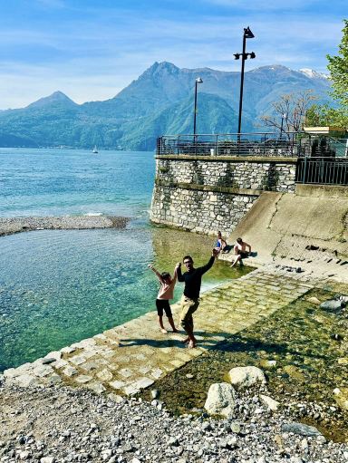 🇮🇹Italy➖A romantic stroll along the shores of Lake Como🏞️ ❤️❤️